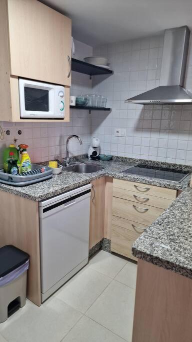 Alojamiento Con Terraza 1B02 En La Playa De Vera. Εξωτερικό φωτογραφία